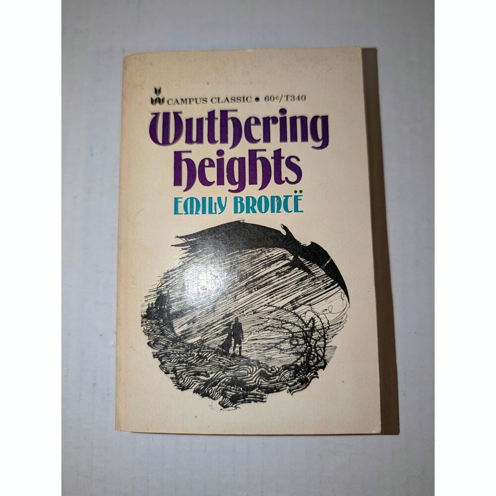 Wuthering Heights by Emily Bronte 1968 Campus Classic Paperback Vintage